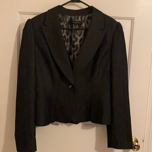 Nine West Black Jean blazer sz 12
